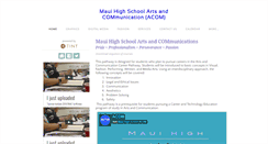Desktop Screenshot of mauihighacom.org