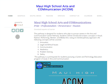 Tablet Screenshot of mauihighacom.org